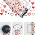 thumbnail image 5 of Valentine''s Day Tumbler Gifts for Women Girls, Red Hearts Stainless Steel Insulated Travel Coffee Cup, 40 Oz Tumblers with Handle and Straw, Anniversary Wedding Water Bottle (1 PC), 5 of 6