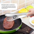 thumbnail image 3 of Wosthever Pinzas para alimentos, accesorios de cocina, pinza para hornear de acero inoxidable para pan, pinzas para asar a la parrilla, vajilla de viaje Cocina y Comedor Wosthever HA036565-00, 3 of 6