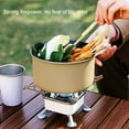 thumbnail image 4 of Portable Butane Gas Stove Single , Non Slip Portable Butane Camp Stove Stable Fire Electronic Ignition  for Outdoor, 4 of 8