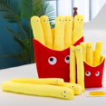 thumbnail image 4 of Set de cojines de peluche JPORSHU Hamburguesa y papas fritas 30 cm, 4 of 5