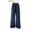 A, variant on CPNG Girls Wide Leg Pants Elastic High Waist Straight Leg Casual Pants Lightweight Breathable Streetwear Pants