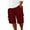 Wine, variant on Men's Casual Summer Shorts Lightweight Loose Fit Linen Trousers Beach Short with Large Pockets Comfortable Stretchy Sport Trousers for Everyday Wear
