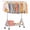 Silver, variant on TreGazze Heavy Duty Clothes Rack for Hanging Clothes, Rolling Clothing Rack Load 450 lbs for Bedroom Laundry, Silver