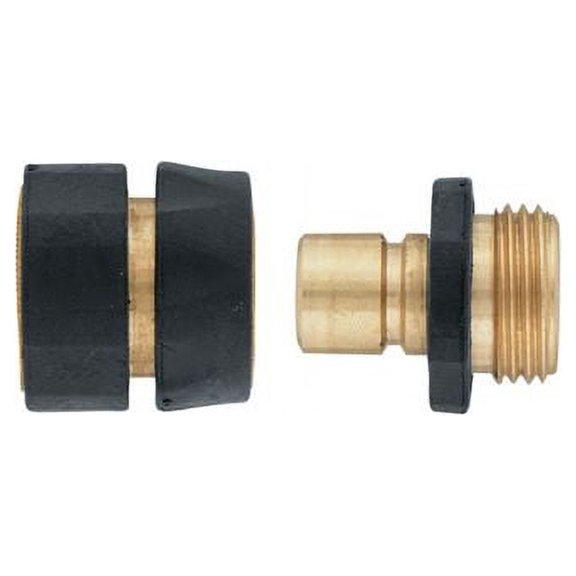 Orbit Water Hose Faucet Male & Female Brass Quick Connect, Fast Release - 58117N