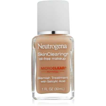 Neutrogena SkinClearing Oil-Free Makeup, Medium Beige [80] 1 oz (Pack of