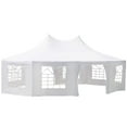 thumbnail image 6 of Outsunny 29 x 21 ft Party Tent, Wedding Tent with Sidewalls, Heavy Duty Event Tent with 2 Doors and 8 Windows, Outdoor Gazebo Tent for Party, White, 6 of 9
