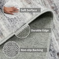 thumbnail image 3 of Washable Hallway Runner Rug for Home: Extra Long Runners for Entryway Living Room Dining Room - Stain and Water Resistant Rugs with Non-Slip Backing - Soft Low-Pile Carpet 2'6''x12' Beige Grey, 3 of 6