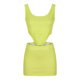thumbnail image 3 of Moda mujer verano chaleco Camis falda traje conjunto sin mangas vendaje estampado Sexy conjuntos Wmkox8yi  bvn3269, 3 of 7