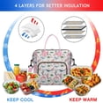 thumbnail image 4 of White Mermaid Sea Pattern Womens Lunch Box for Work,Insulated Large Lunch Bag for Tween and Teen,Loncheras Para Mujer,Leakproof Adult Lunch Bag for Work,Beach,Travel,Picnic,Camping, 4 of 7