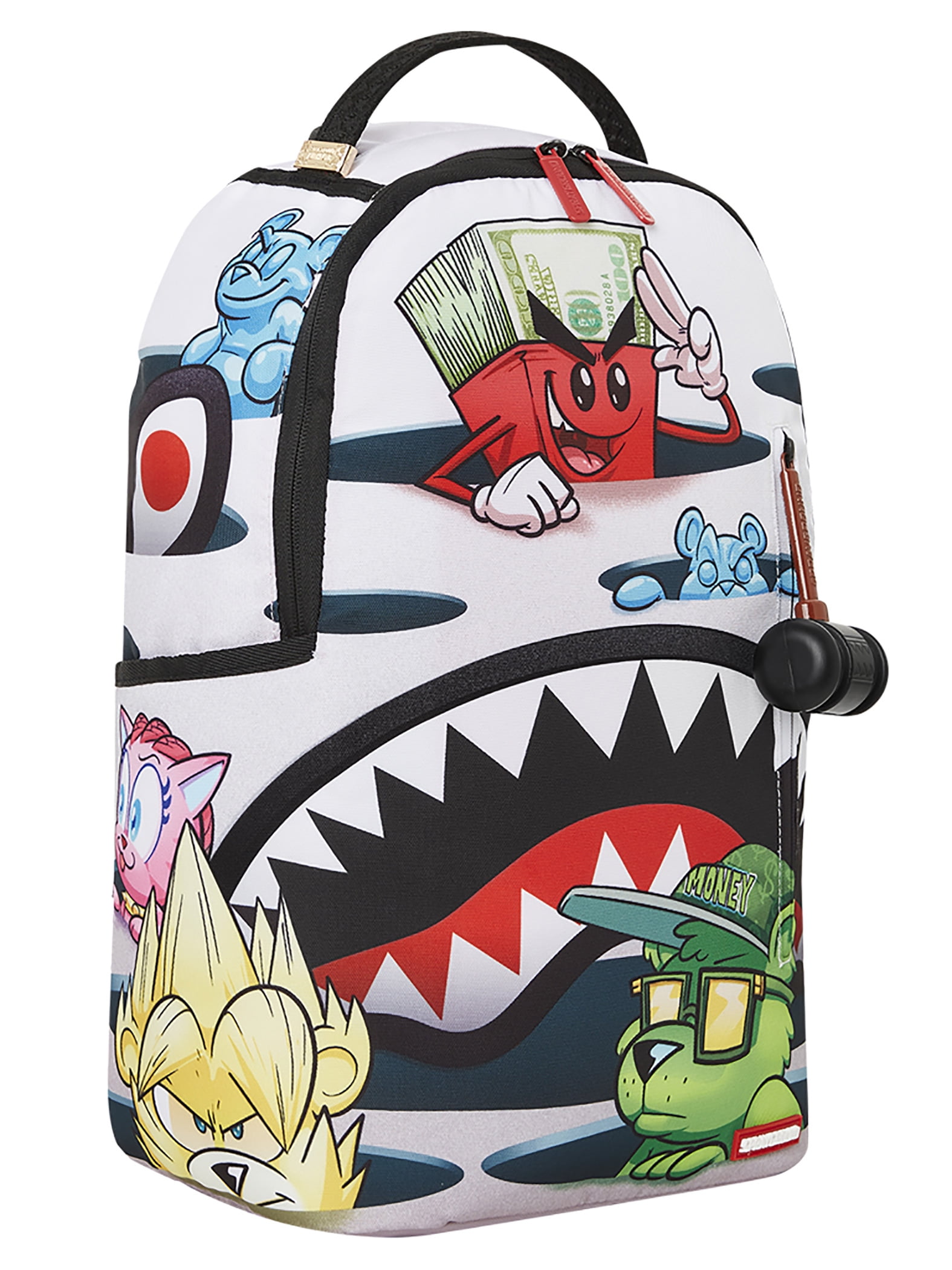 Sprayground Can't Catch Me Backpack, White