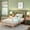 Blonde, variant on Jenny Lind Twin Bed, Walnut