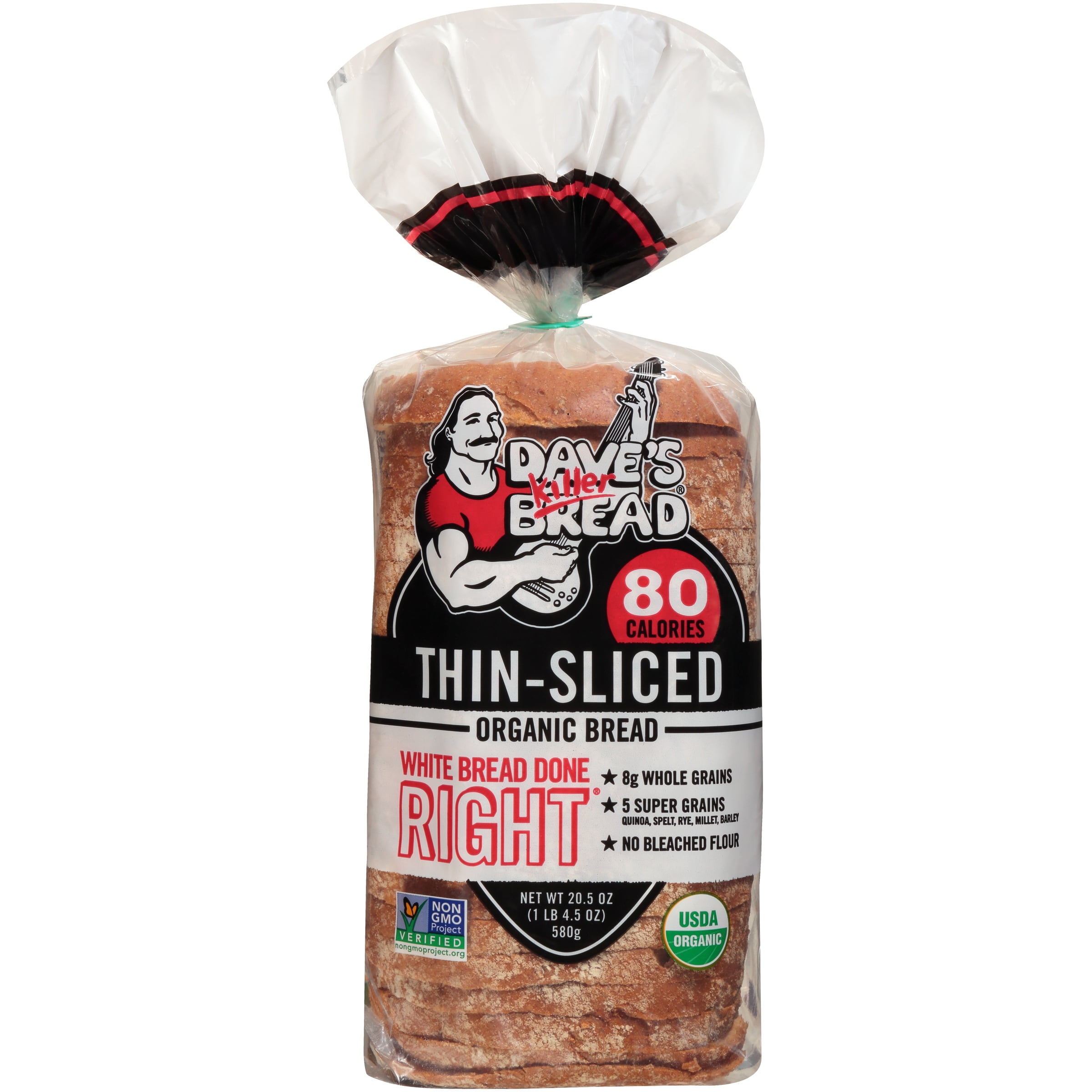 Dave's Killer Bread® White Bread Done Right® Thin Sliced Organic Bread