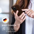 thumbnail image 4 of Étui Compatible avec Apple iPhone 16 Pro Max - Étui en Silicone TPU avec Finition Douce - Chocolat, 4 of 4