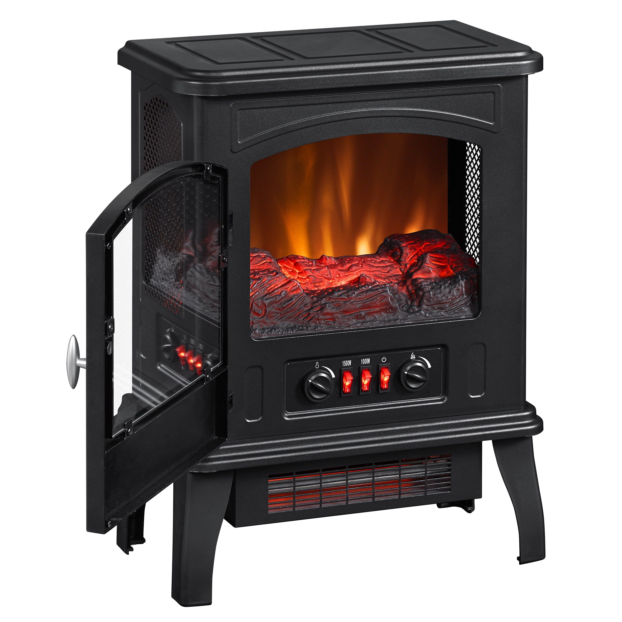 Duraflame Infrared Quartz Electric Fireplace Stove Heater - Walmart.com
