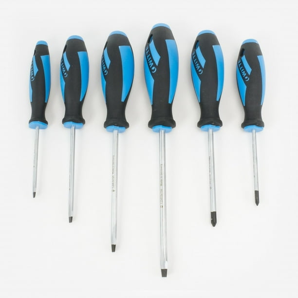 Witte 653864 6 Piece Maxxpro Slotted and Phillips Screwdriver Set