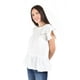 thumbnail image 5 of Blusa de popelina con encanje Roman Fashion /Juvenil, 12604 (Blanco) blanco M, 5 of 6