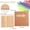 Brown, variant on Pencils #2 HB Lead Woodcased Yellow Non Sharpened Hexagonal Shape,Best Wood Cased Unsharpened,1 Pack Extra Strong Pencils With Eraser -LAILLSH Back to Sch00l