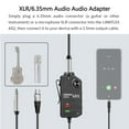 thumbnail image 4 of Adaptador de audio CoMica LinkFlex AD2 XLR /6.35mm-3.5mm Amplificador de preamplificador de micrófono Adaptador de audio Universal para cámara Smartphone Interfaz de guitarra Comica Adaptador de audio, 4 of 7