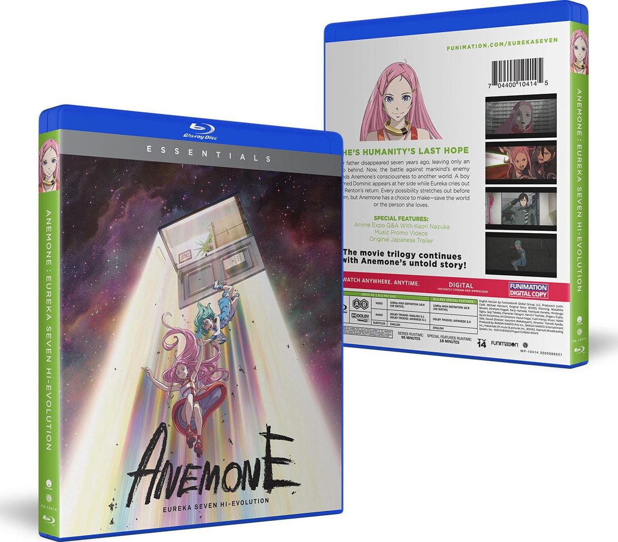 New Anemone: Eureka Seven Hi-Evolution (Blu-ray + Digital