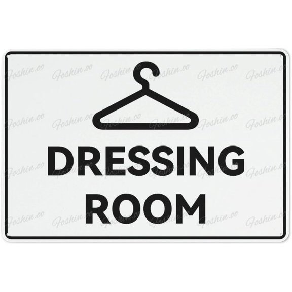 Dressing Room 12"X8" Aluminum Warning Signs For Property Business Yard House Office