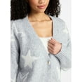 thumbnail image 4 of No Boundaries Button-Front Cardigan, Women's XXS-XXL, 4 of 6