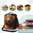 thumbnail image 4 of Disketp Cool Fire Lion Insulated Lunch Bag Lunch Box - Lunch Bag for Men Adult Women, 4 of 7
