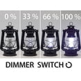 thumbnail image 5 of YAKii LED Vintage Lantern Metal Hanging Hurricane Lantern 12 LED Dimmer Switch Cold White Battery Operated Lantern Power Outage Indoor Camping Lighting Outdoor Brooklyn Lantern (Black 2 Pack), 5 of 5