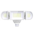 thumbnail image 2 of iMaihom 100W Motion Sensor LED Security Light, 9000LM Super Bright Flood Lights Outdoor, 6500K Exterior Floodlight, IP65 Waterproof, 3 Head Adjustable Motion Detector Light for Yard Garage (White), 2 of 10