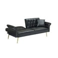 thumbnail image 6 of Derzers Twin Tufted Futon Frame, Black, 6 of 6