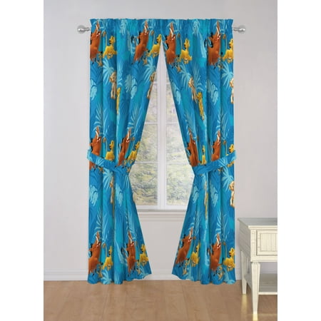 Lion King Deep Jungle Kids Curtains Set Of 2 Walmart Com