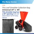 thumbnail image 2 of Wood Chipper Bag Leaf Shredders Chip Machine Bag Replacement Reusable Wood Chipper Bag For Wood Slicers Splitter, 2 of 7