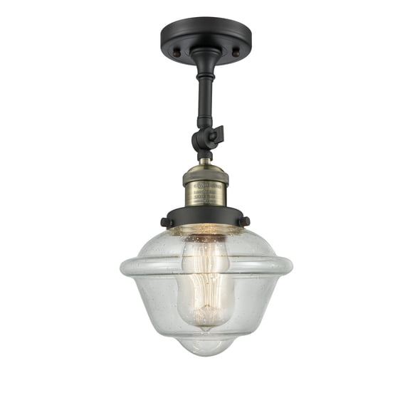 1 Light Vintage Dimmable Led Semi-Flush Mount