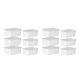 thumbnail image 2 of Contenedores de almacenamiento Billuyoard 6 piezas 2Conjunto Blanco lechoso grado alimenticio, 2 of 6