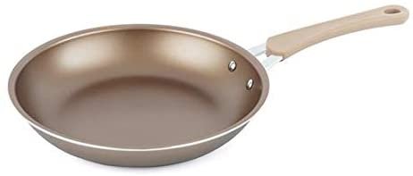 Brown NutriChef 12/'/' Large Fry Pan Non-Stick High-Qualified Kitchen Cookware, One Size Works with Models: NCCW14S /& NCCW20S