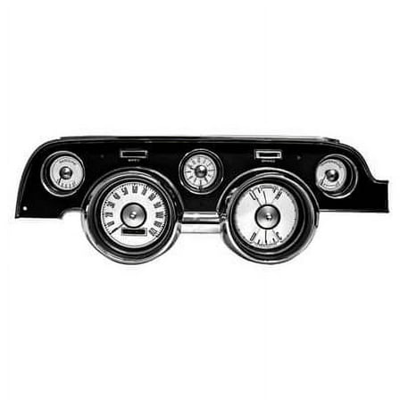 Scott Drake C7ZZ-10890-W 1967-1968 White Face Gauge Appliques 11 Piece