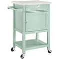 thumbnail image 2 of Linon Sydney Apartment Cart with Stainless Steel Top, 36 inches tall, Multiple Colors, 2 of 2