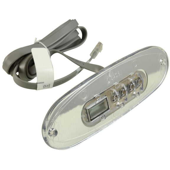 Topside, BWG Genuine VL260, Clear, 4 Btn, w/o Overlay