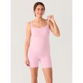 thumbnail image 3 of Maternity Bodysuit Shorts Pregnancy Jumpsuit Sleeveless Tank Top Romper Shapewear Padded, 3 of 4