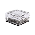 thumbnail image 2 of Inteprter Lámpara de pie con forma de cubo de hielo para exteriores, luz solar de ladrillo, iluminación nocturna de paisaje LED para Iluminación y accesorios blanco, 2 of 6