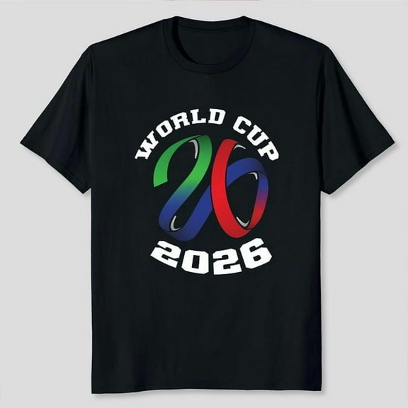 World Cup 2026 Soccer T-shirt, Sizes S-5XL - Gategoo