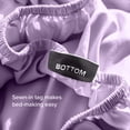 thumbnail image 6 of (2 pack) Bare Home Fitted Sheet - 22" Extra Deep Pocket - Premium 1800 Collection - Twin-XL, Lavender, 6 of 7