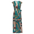 thumbnail image 4 of LASCANA Women's Wrap Maxi Dress Tie, 4 of 5