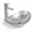 Silver, variant on Bathroom Boat Shape Artistic Glvessel Sink