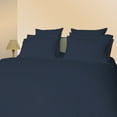 thumbnail image 3 of Just Linen Canary 250 Thread Count Solid 100pct Cotton Sateen Sheet Set, 3 of 3