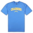 thumbnail image 2 of Men's Concepts Sport Powder Blue/Heather Gray Los Angeles Chargers Big & Tall Top & Pajama Pants Sleep Set, 2 of 3