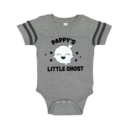 

Inktastic Cute Pappy s Little Ghost with Stars Gift Baby Girl Bodysuit