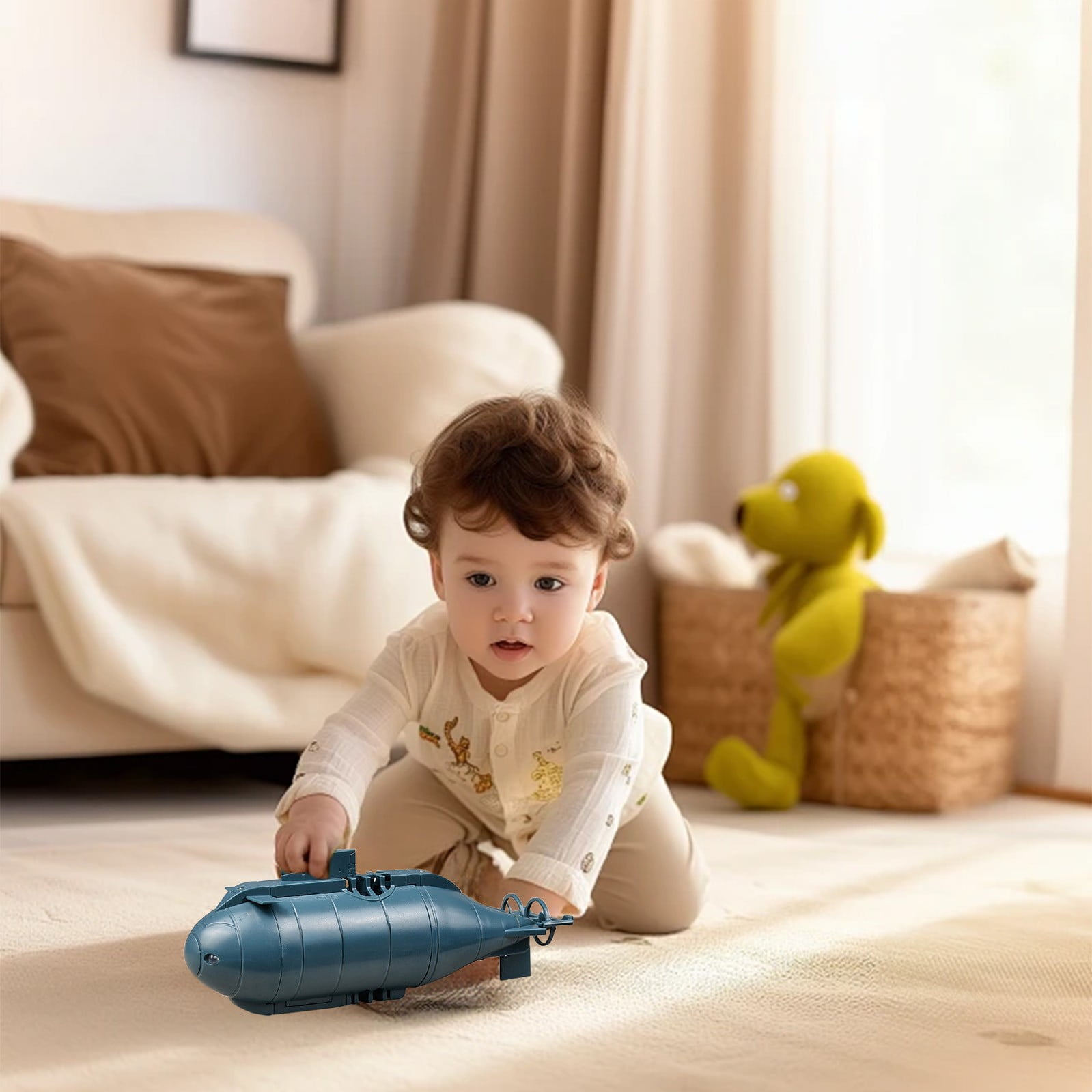 SPOORYYO Remote Controlled Underwater Vehicle with Multi Directional Navigation and Diving Feature, Rechargeable Battery and Easy Control