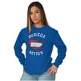 thumbnail image 4 of Puerto Rican Pride Boricua Se Levanta Long Sleeve TShirt Men Women Brisco Brands S, 4 of 5