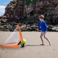 thumbnail image 6 of Aljoin Foldable Pop Up Soccer Goal Pro 2 Portable Soccer Nets with Carrying Case and Training Cones,Practice in Backyard,School,Outdoor, Birthday Gift & Fun for Kids, Youths and Adults, 4FT, 6 of 10