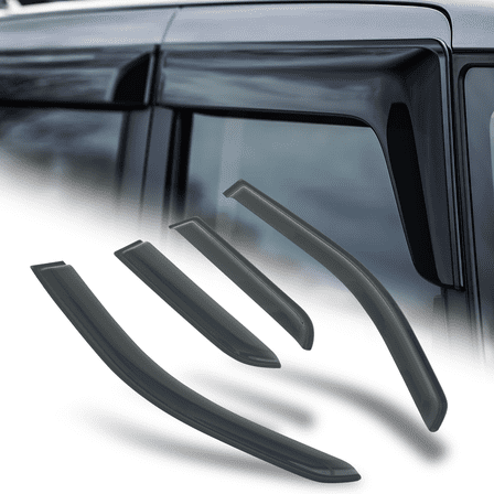 M-AUTO 4Pcs Smoke Window Visor Shade Vent Wind Rain Deflector Guard for 2001-2005 Pontiac Aztek